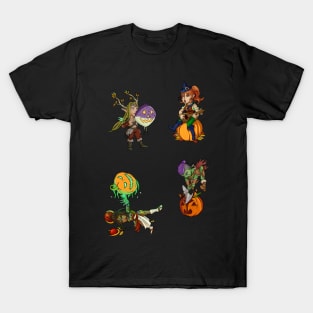 Halloween Mini Stickers T-Shirt